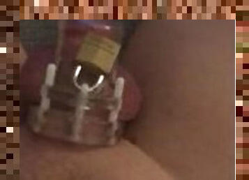 Being put in chastity by girlfriend