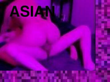 asiatisk, storatuttar, orgasm, amatör, avsugning, cumshot, creampie, college, ritt, kinesisk