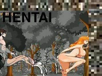 Centaur fucks Nami with Monster cock One Piece Hentai Cartoon