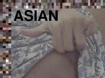 asiatisk, masturbation, orgasm, fitta-pussy, amatör, brudar, creampie, sprut, kåt, brittisk