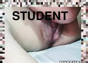 Pinaystudent nonstop lick pussy sarap mo  with pussycattree