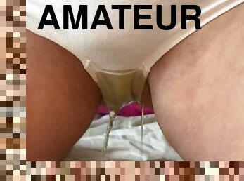 pisser, amateur, culotte, fétiche, réalité