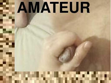 amateur, ejaculation-sur-le-corps, milf, maison, branlette, point-de-vue, ejaculation